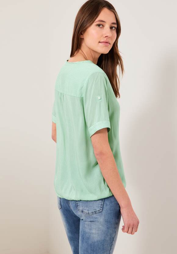 CECIL Bluse mit Salvia Damen Turn-Up - Green Online-Shop | Fresh CECIL Ärmel