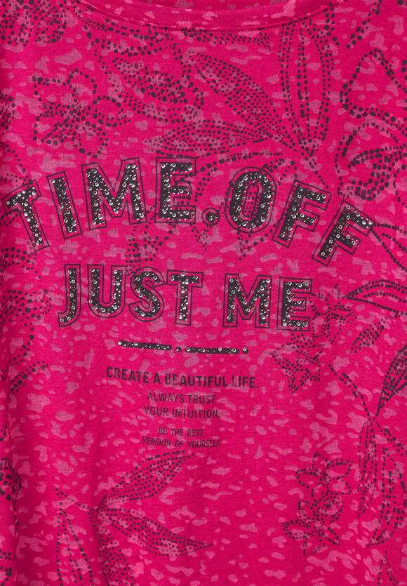 CECIL T-Shirt mit Frontprint Damen - Cool Pink | CECIL Online-Shop