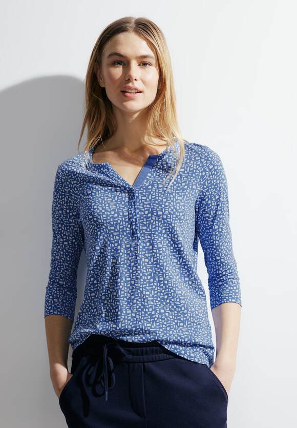 CECIL Shirt im Tunika Style Damen - Campanula Blue | CECIL Online-Shop