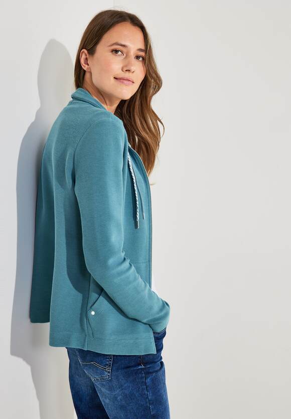 CECIL Shirtjacke mit Struktur Damen - Adriatic Blue | CECIL Online-Shop