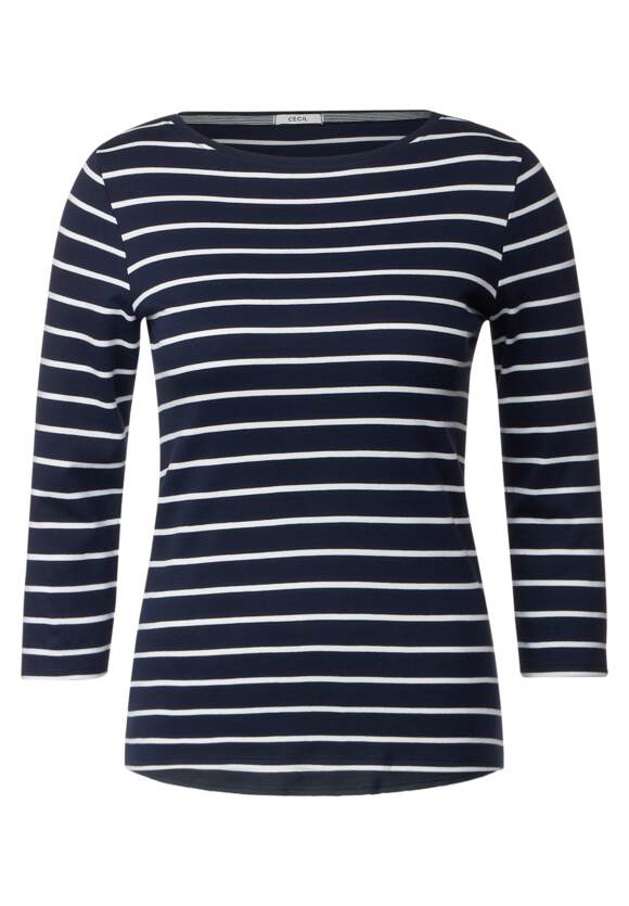 CECIL Shirt mit Streifenmuster Damen - Deep Blue | CECIL Online-Shop