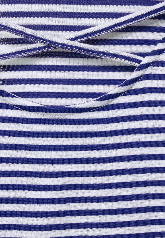 CECIL T-Shirt Streifenmuster - | mit Blue CECIL Intense Online-Shop Damen