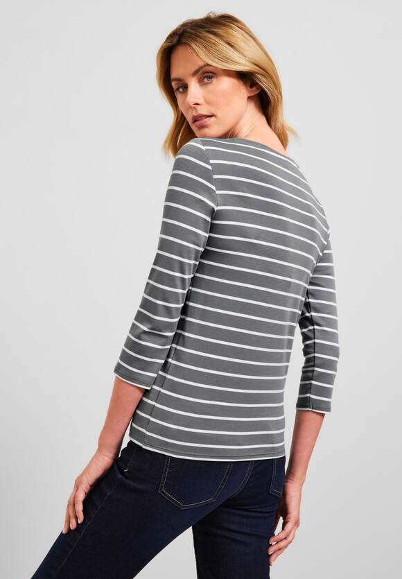 CECIL Shirt mit Streifenmuster Damen - Graphite Light Grey | CECIL  Online-Shop