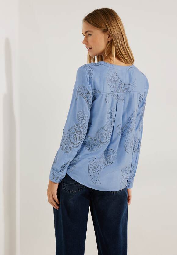 CECIL Bluse mit Paisley Print Damen - Real Blue Melange | CECIL Online-Shop | Blusen