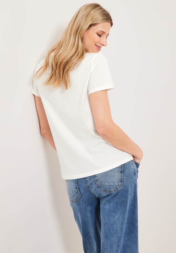 CECIL T-Shirt mit Fotoprint Damen - Vanilla White | CECIL Online-Shop