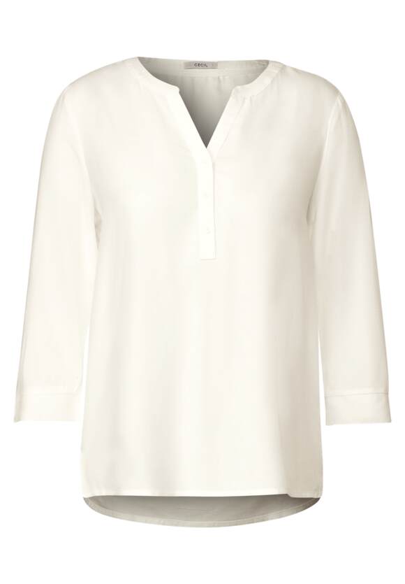 CECIL Viskose Bluse in Unifarbe Damen - Vanilla White | CECIL Online-Shop | Blusen
