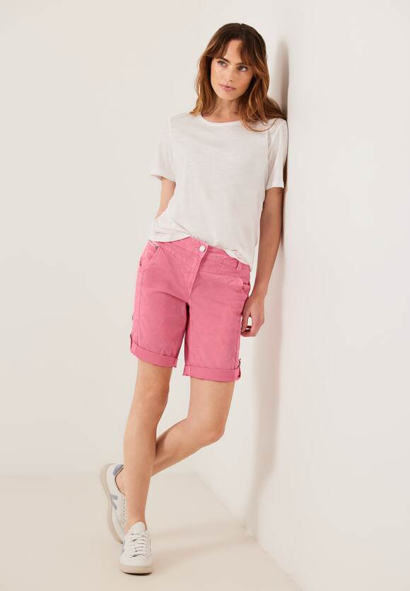 CECIL Loose Fit Neon Soft Style - Online-Shop | Damen - Shorts CECIL Pink Scarlett