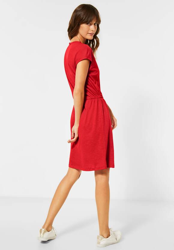 Jerseykleid | Damen - Unifarbe in Pumpkin Online-Shop CECIL Orange CECIL