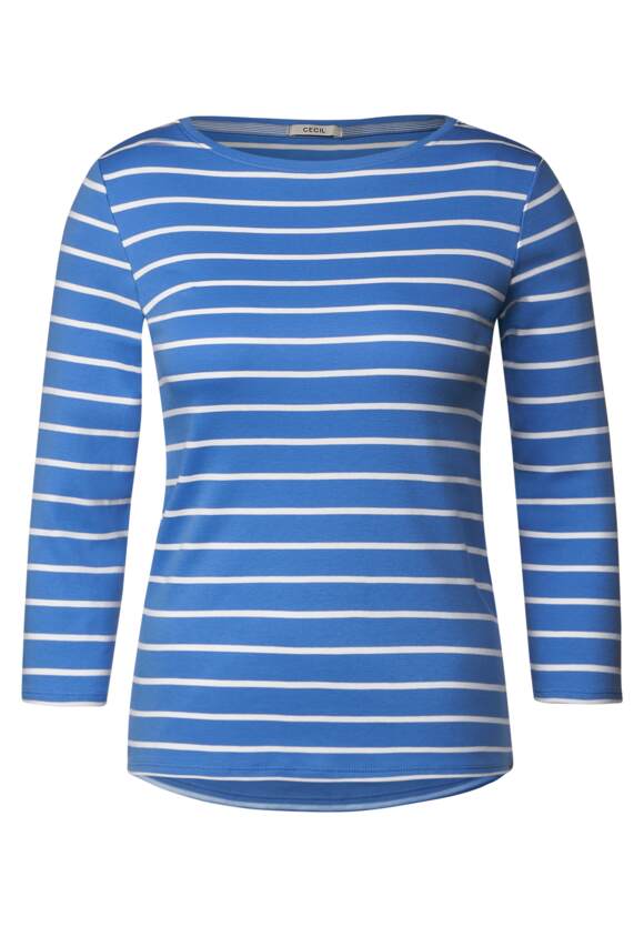 Streifenmuster Online-Shop CECIL CECIL Blue Campanula Shirt mit | - Damen