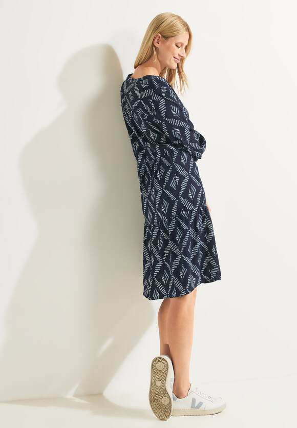 CECIL Kleid mit grafischem Print Damen - Night Sky Blue | CECIL Online-Shop