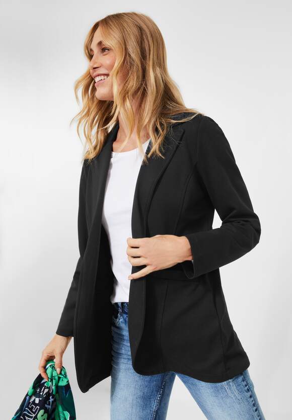 schattig plak winnen CECIL Lange blouse blazer in effen kleur Dames - Black | CECIL Online-Shop