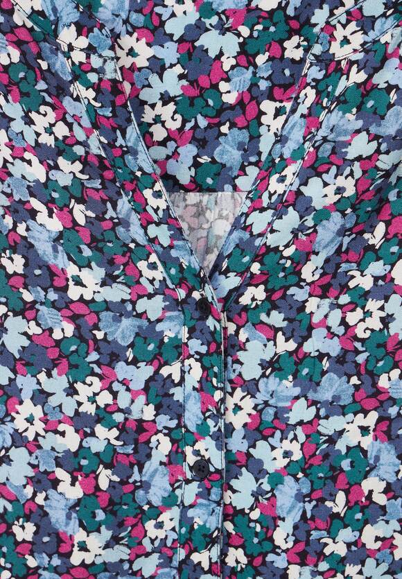 CECIL Kleid mit Blumenprint Damen - Night Sky Blue | CECIL Online-Shop