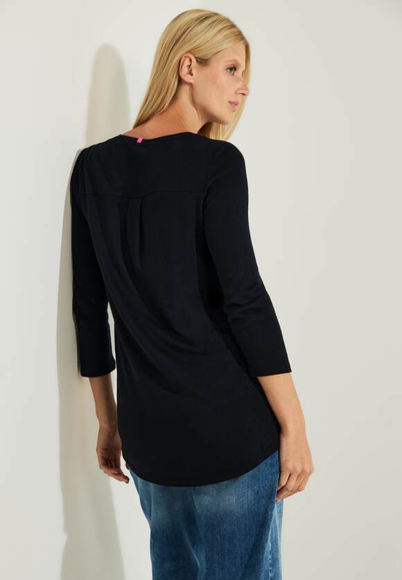 - Shirt Black in Damen CECIL | Unifarbe Langes Online-Shop CECIL