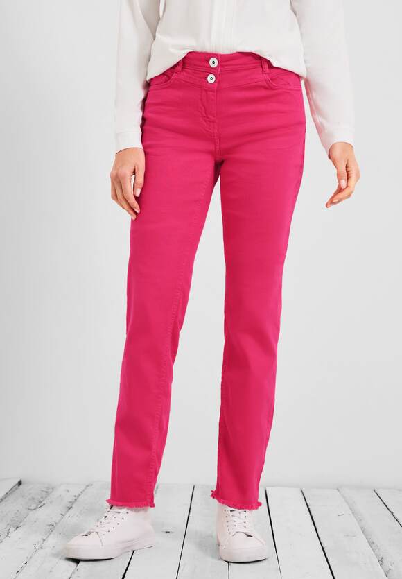 CECIL Slim Fit Hose Damen - Style Toronto - Fresh Pink | CECIL Online-Shop