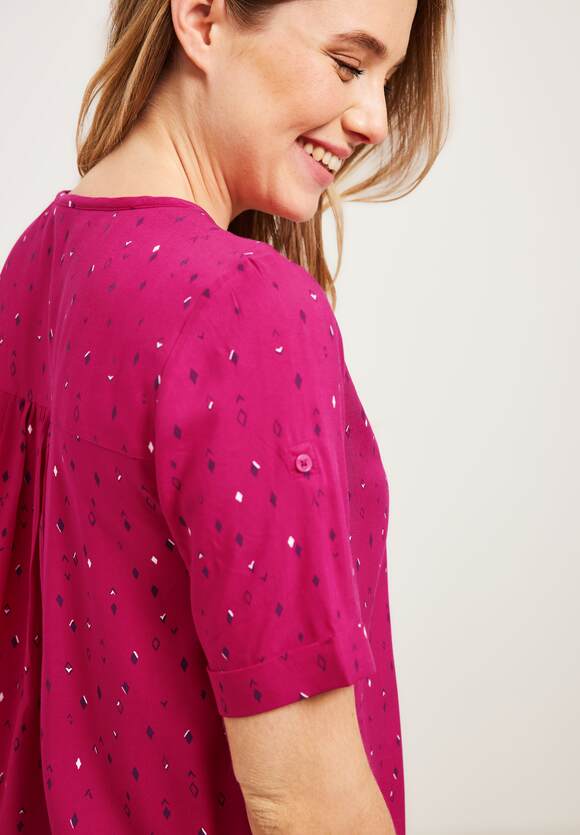 allover - Print Online-Shop CECIL Bluse Pink Radiant mit Damen CECIL |