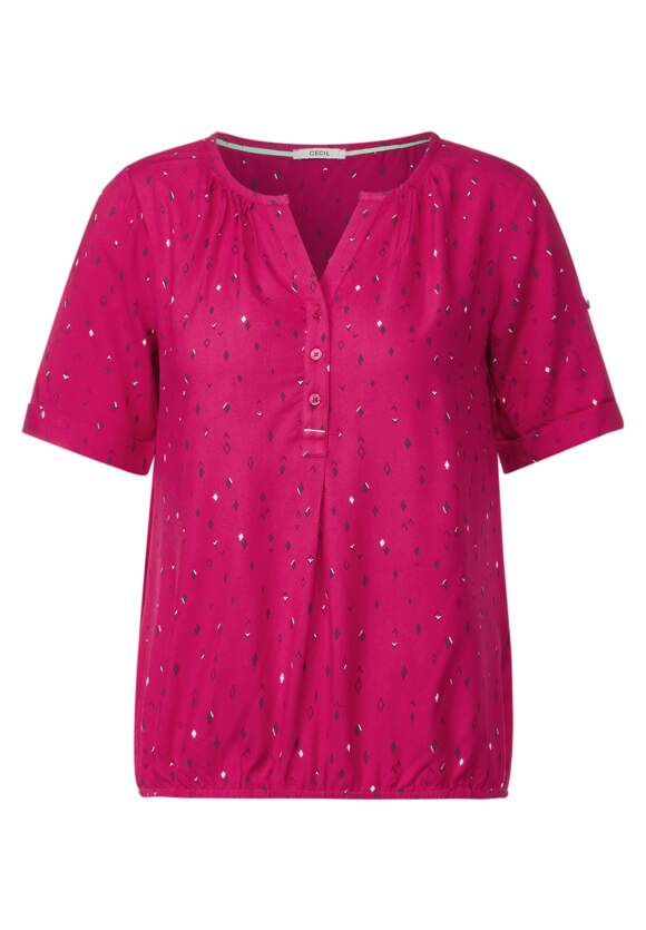 CECIL Bluse mit allover Print | CECIL Damen - Online-Shop Radiant Pink