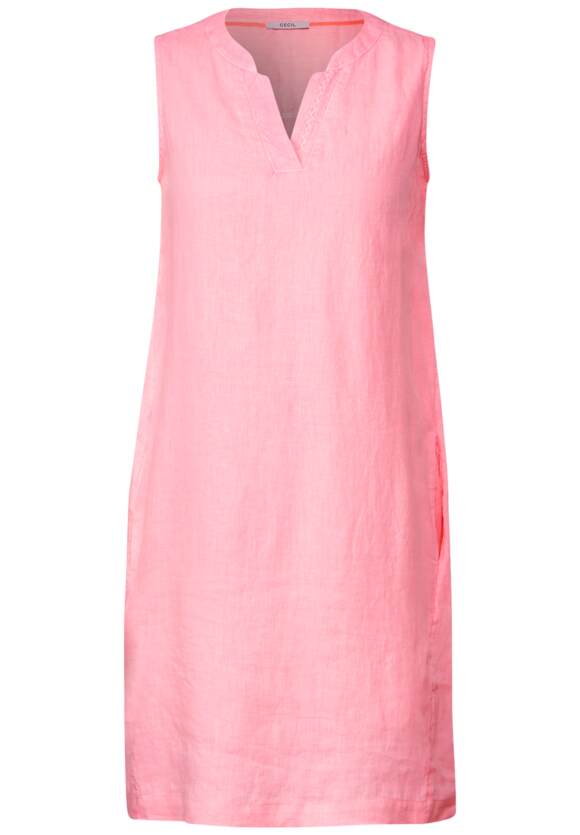 CECIL Leinen Kleid - CECIL Online-Shop Soft Neon | Damen Pink