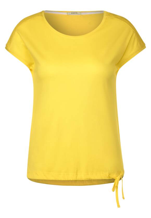 Smok-Detail - Online-Shop Damen Yellow | mit CECIL CECIL Radiant T-Shirt
