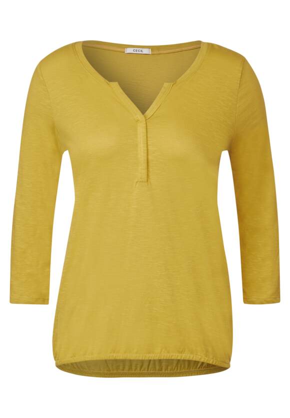CECIL Tunikashirt Damen | Unifarbe CECIL Yellow in - Golden Online-Shop