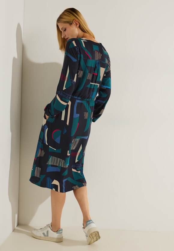 CECIL Multicolor Print Kleid Damen - Night Sky Blue | CECIL Online-Shop | Sommerkleider