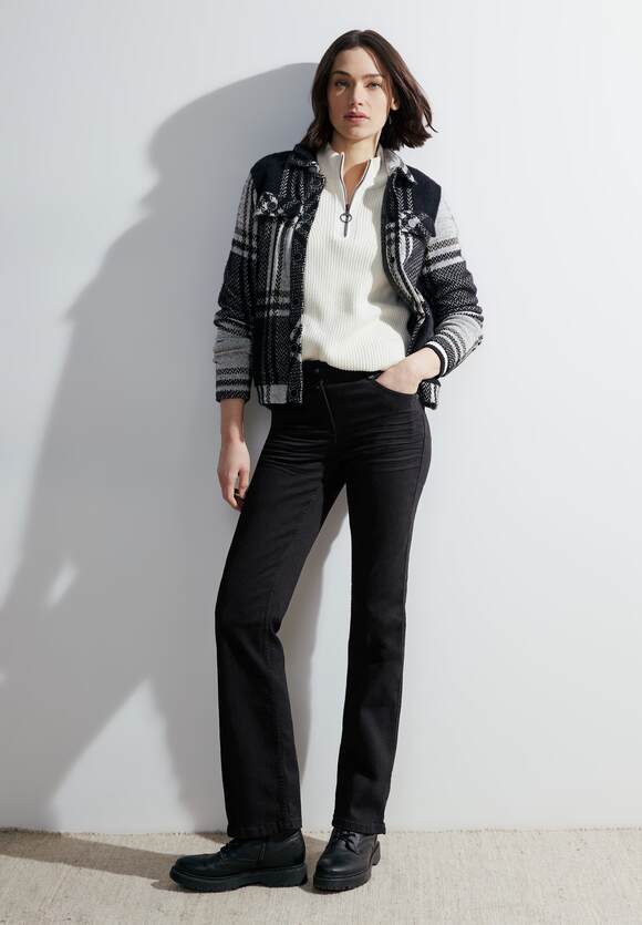 CECIL Slim Style Jeans Basic - Toronto | Black Damen - Fit Online-Shop Wash Bootcut CECIL
