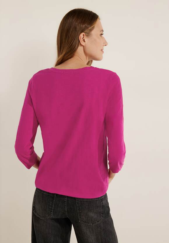 in | - CECIL Damen Unifarbe Online-Shop CECIL Cool Tunikashirt Pink