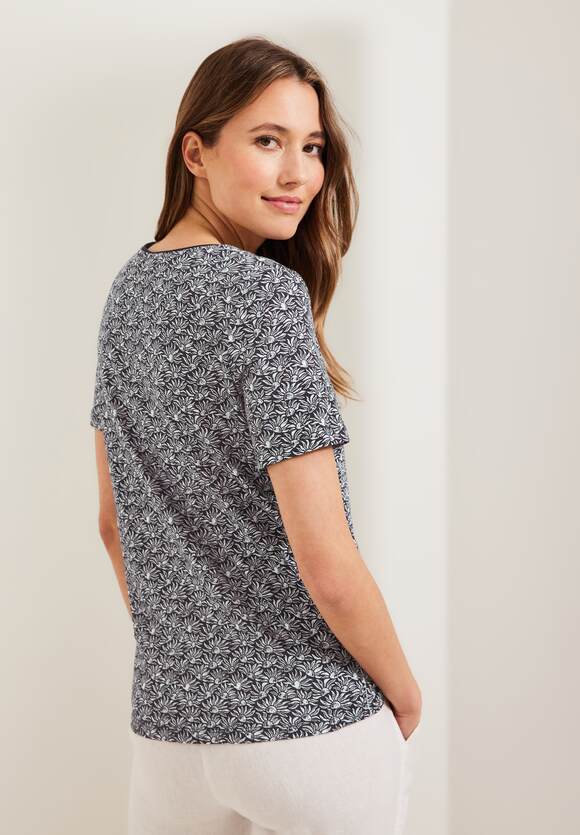 CECIL T-Shirt mit CECIL Damen Grey - | Carbon Online-Shop Minimalprint