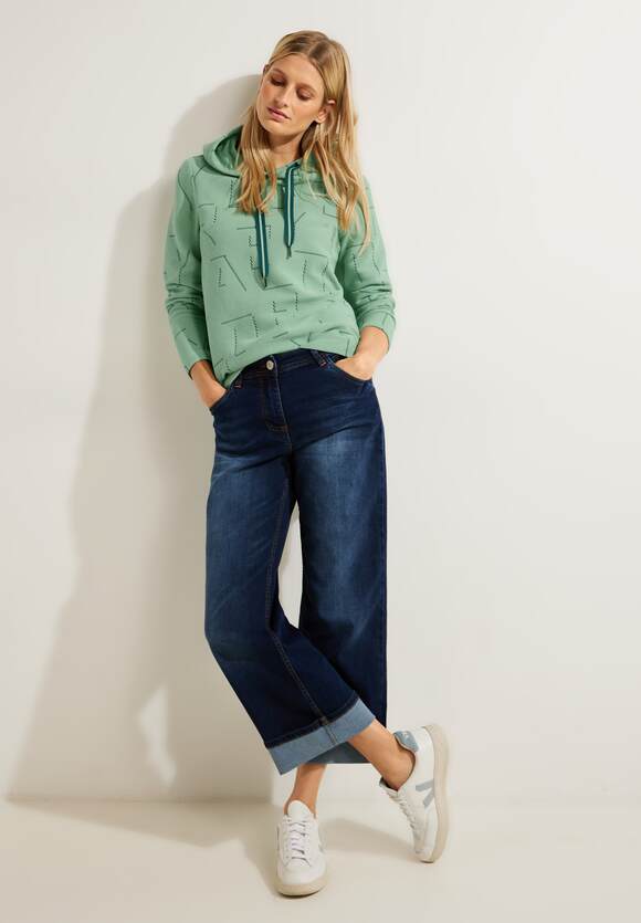 CECIL Ottoman Jacquard Shirt Damen - Clear Sage Green | CECIL Online-Shop