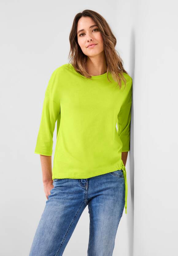 CECIL Shirt mit - 3/4 CECIL Damen | Limelight Ärmel Yellow Online-Shop