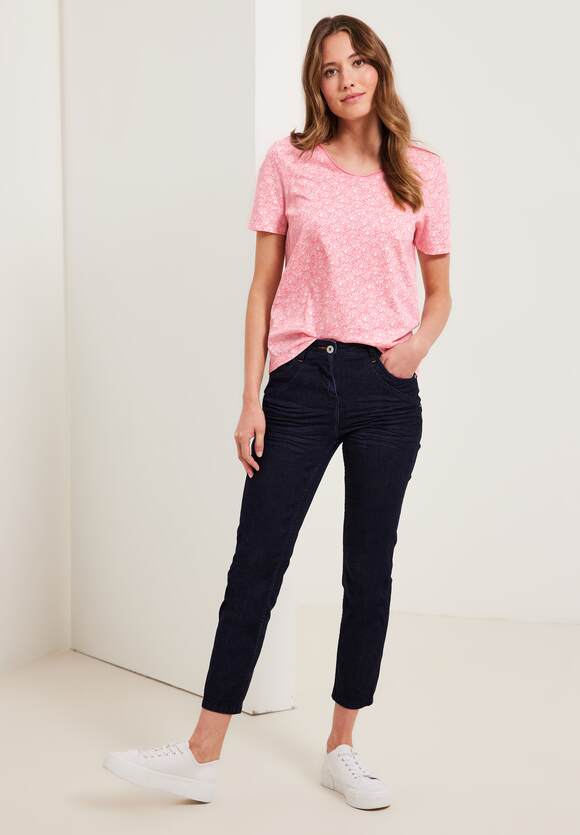 - T-Shirt Damen Soft Pink mit | Online-Shop Minimalprint CECIL CECIL