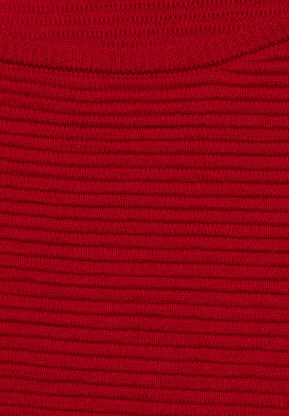 Ottoman pullover - cherry red