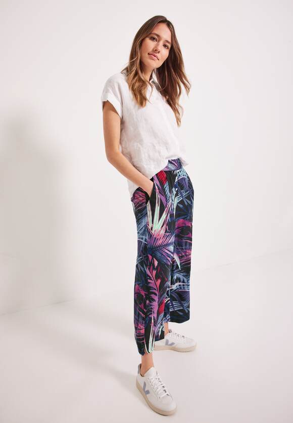 CECIL Casual Fit Hose mit Print Damen - Style Neele - Carbon Grey | CECIL  Online-Shop