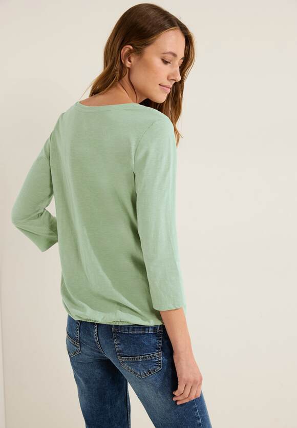 | CECIL Damen Sage Clear in - CECIL Online-Shop Green Tunikashirt Unifarbe