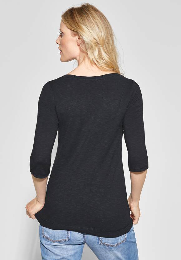 CECIL Shirt mit Knotendetail Damen Melia CECIL - Dark Style | - Silver Online-Shop