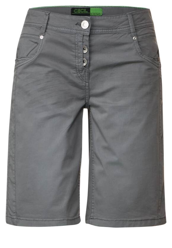 CECIL Loose Fit Stretch Shorts Damen - Style Scarlett - Graphite Light Grey  | CECIL Online-Shop