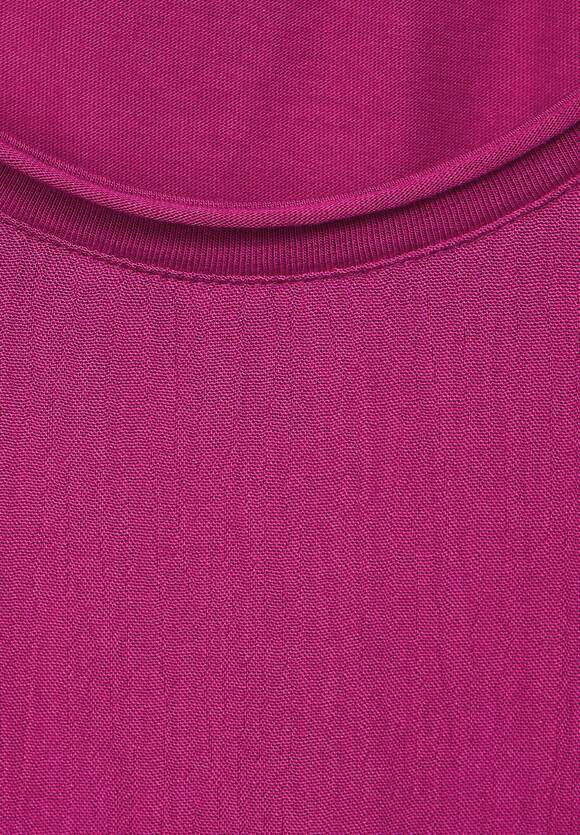 CECIL Materialmix CECIL Damen Pink Cool - | Shirt Online-Shop