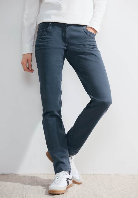 CECIL Casual Style New CECIL York Online-Shop | Damen Grey Hose Fit - Graphite Light -