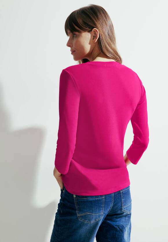 CECIL Online-Shop - CECIL Sorbet Damen Basic | Langarmshirt Pink