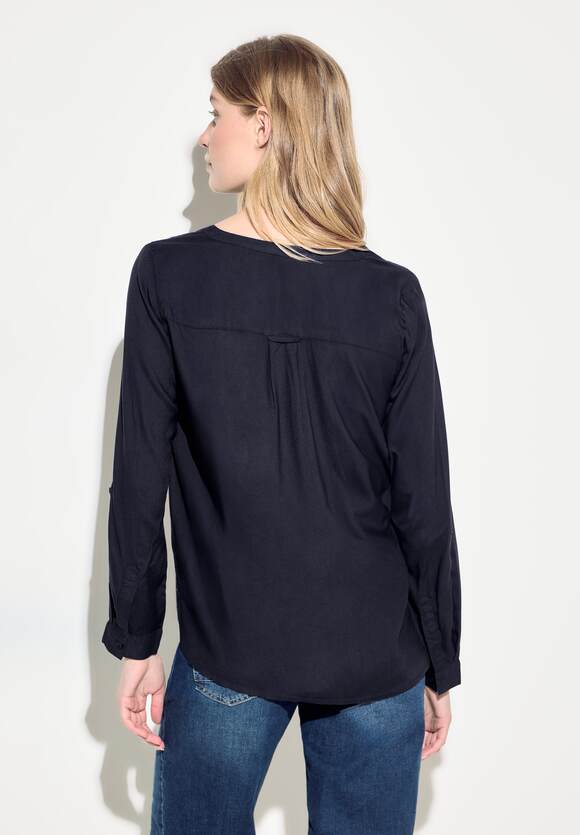CECIL Bluse in Unifarbe Damen - Deep Blue | CECIL Online-Shop