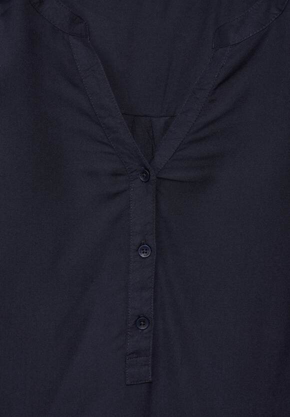 CECIL Bluse in Unifarbe Damen - Deep Blue | CECIL Online-Shop