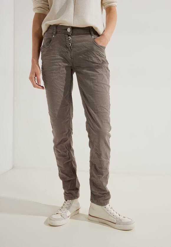 Style | Fit CECIL Sporty Hose Stretch CECIL Online-Shop Scarlett - - Taupe mit Loose Damen