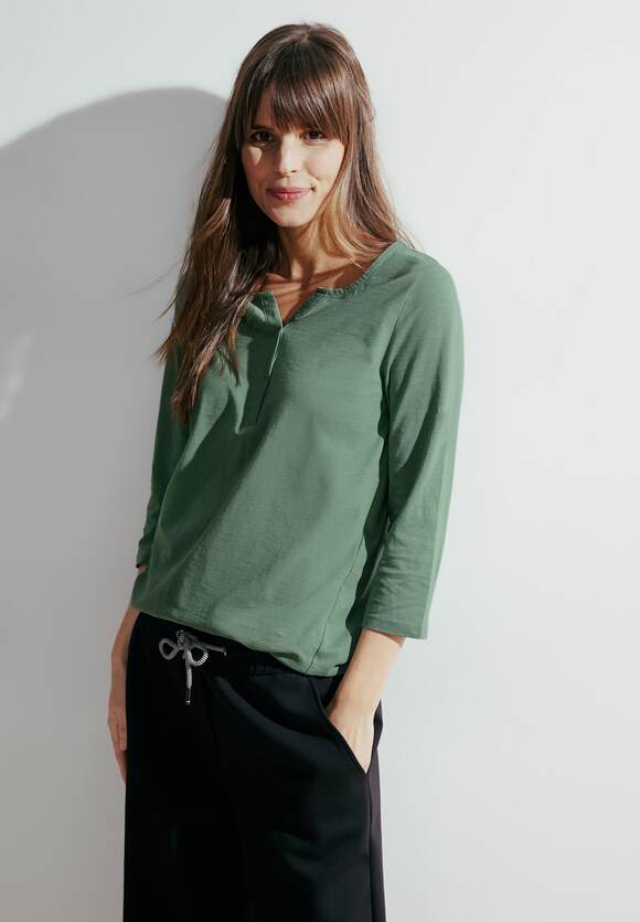 Online-Shop im Green - CECIL Desert Style | CECIL Tunika Damen Olive Shirt