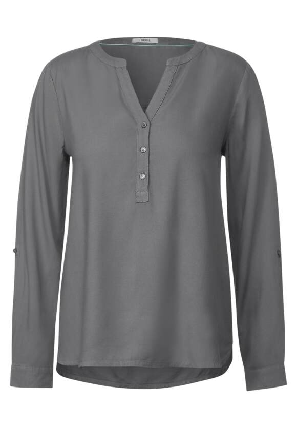 Unifarbe Graphite Light Bluse Grey CECIL CECIL Damen in | - Online-Shop