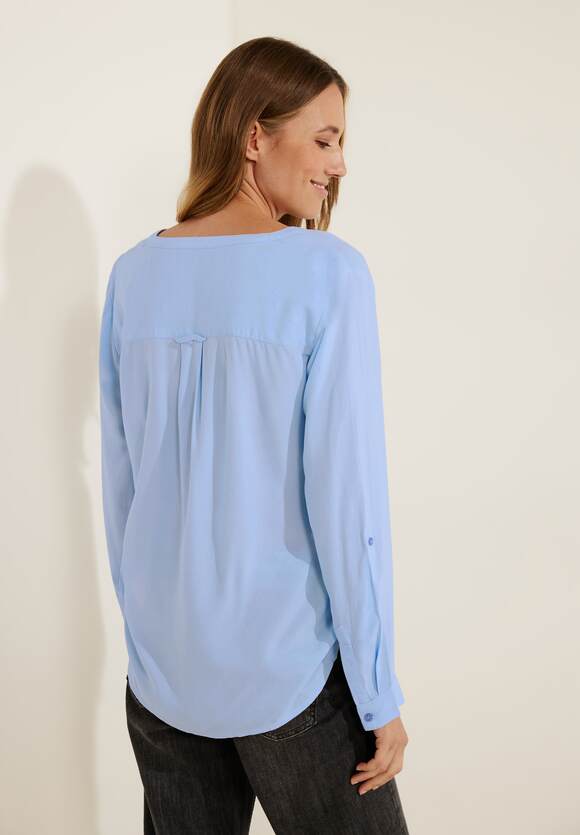 CECIL Bluse in Unifarbe Damen - Soft Blouse Blue | CECIL Online-Shop