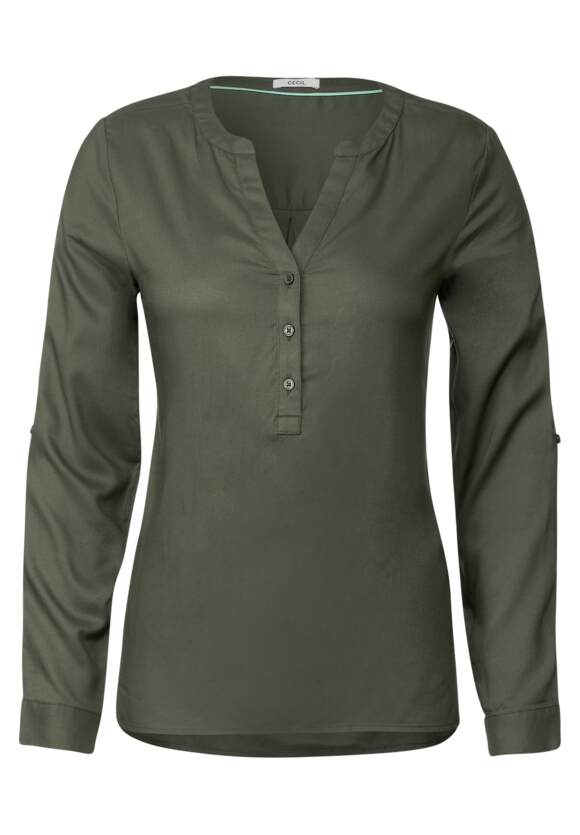 CECIL Bluse in Unifarbe Damen - Desert Olive Green | CECIL Online-Shop