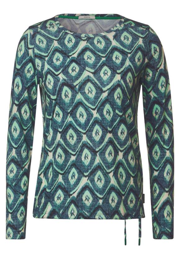 CECIL Langarmshirt mit Print | Online-Shop CECIL Damen - Easy Green