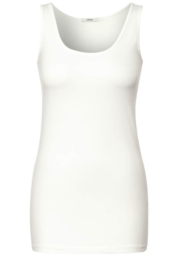 CECIL | Online-Shop Vanilla White Longtop Damen CECIL Unifarbe in -