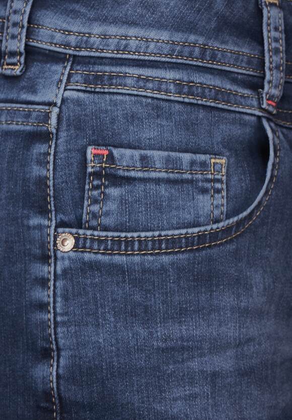 Mid - Damen Neele Wash Blue - CECIL Loose | Online-Shop Style Culotte CECIL Jeans Fit