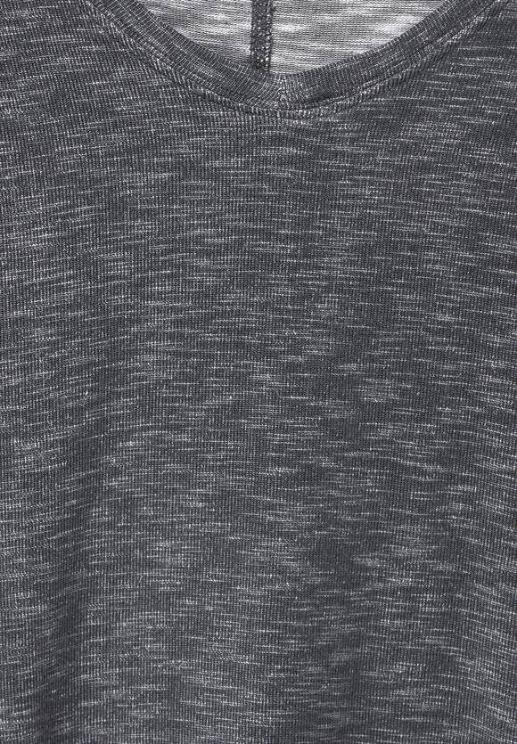 CECIL T-Shirt in Khaki Damen Easy Online-Shop - | Melange Melange Optik CECIL