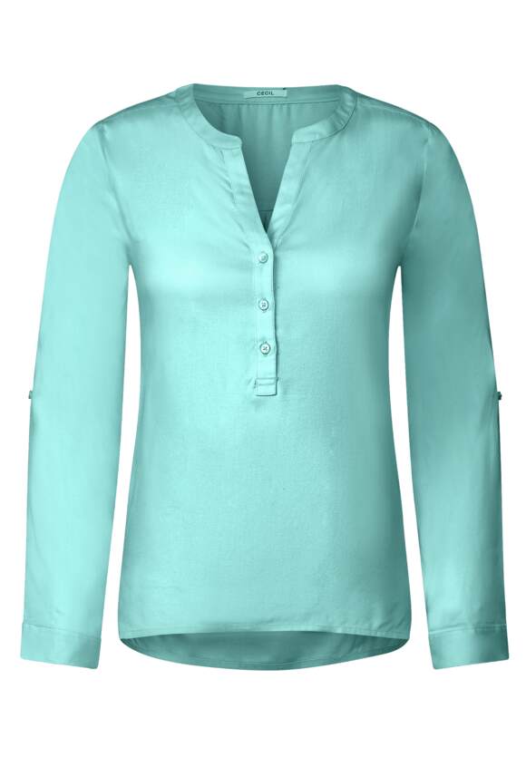 CECIL Bluse in Unifarbe Damen - Cool Mint Green | CECIL Online-Shop